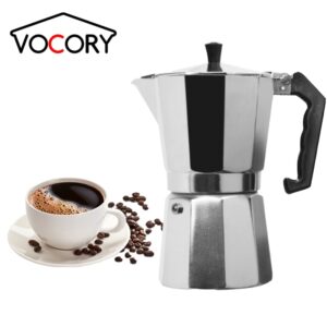 1cup/3cup/6cup/9cup/12cup Coffee Maker Aluminum Mocha Espresso Percolator Pot Coffee Maker Moka Pot Stovetop Coffee Maker