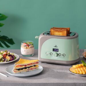 New digital display style Toaster toaster driver breakfast toaster household automatic mini drive