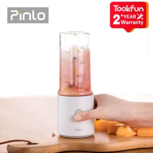 New Pinlo Blender Electric Kitchen Juicer Mixer Portable food processor charging using quick juicing cut off power Fruit Cup