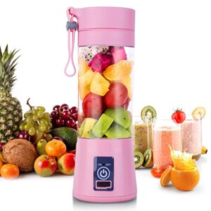 New 380ml Portable Blender ,Orange Juicer Vegetables Fruit Milkshake Smoothie Blender, Electric Kitchen Mixer (USB Rechargeable)