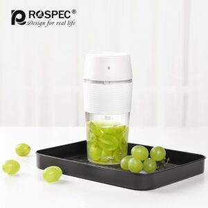 ROSPEC Wireless Electric Blender Portable 7.4V USB Rechargeable Juice Cup Fruit Mixer Cup Smoothie Maker BPA Free Food Processor