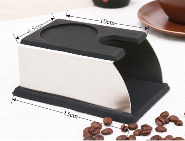 Espresso 51MM 58MM Coffee Tamper Mat Tampering Corner Mat Coffee Maker with Wooden Handle Barista Espresso maker Grinder