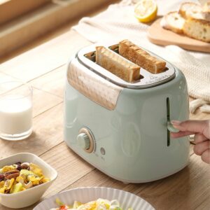 Household Toaster With 2 Slices Slot Automatic Warm Multifunctional Breakfast Bread baking Machine 680W Toast Maker EU US