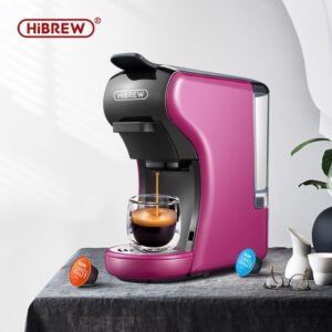HiBREW 3 in 1 multiple Espresso Coffee Machine machine Espresso Maker,Dolce gusto nespresso capsule ground coffee kcup pod