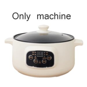DMWD 110V 220V Non-stick rice cooker Multifunctional hot pot with steamer insulation fast heating electric multiccoker 2 layersM