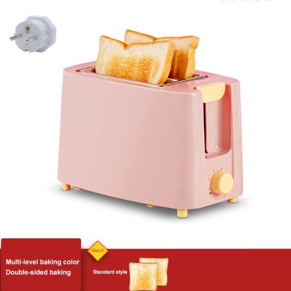 Stainless Steel Electric Toaster Household Automatic Bread Baking Maker Breakfast Machine Toast Sandwich Grill Oven 2 Slice