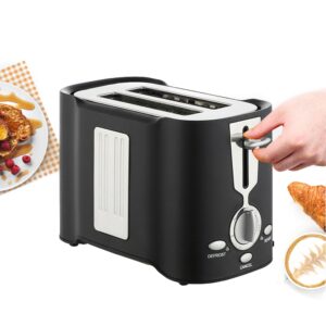 Toast Machine Multifunctional Household 2 Slice Bread Toasters with 6 Gear Adjustable Kitchen Appliances Breakfast Fast Maker
