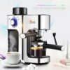0.24L 5 Cups Electric Coffee Maker / Milk Foam Maker Office Espresso Italian Style Automatic Insulation Electric Coffee Machine