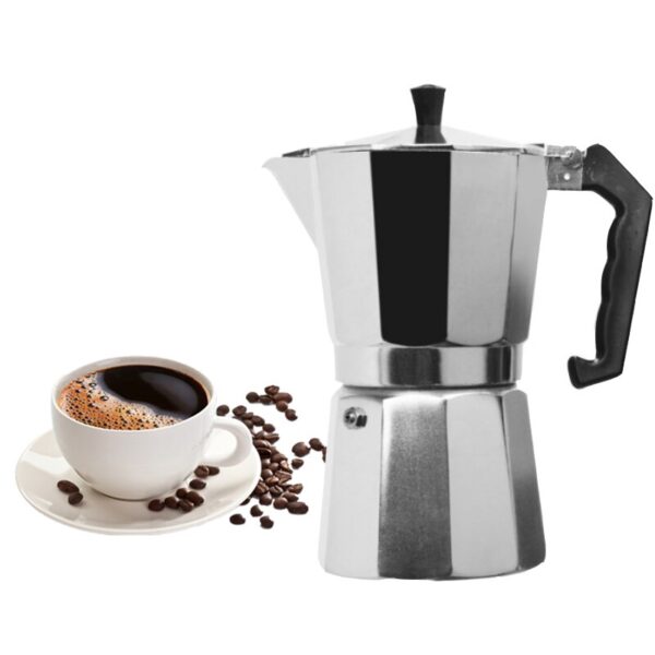 1cup/3cup/6cup/9cup/12cup Coffee Maker Aluminum Mocha Espresso Percolator Pot Coffee Maker Moka Pot Stovetop Coffee Maker