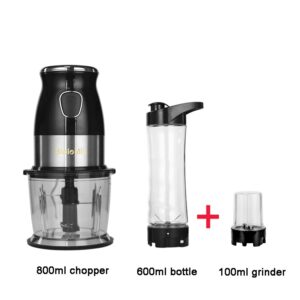 High Speed Multi Function 500W Food Processor Meat Grinder Portable Personal Mini Blender Mixer Juicer Dry Grinder 800ml Chopper