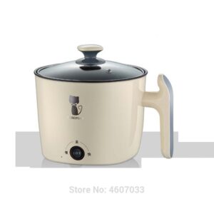 220V Multifunctional Electric Cooker Heating Pan Electric Cooking Pot Machine Hotpot Noodles Rice Eggs Soup double Steamer