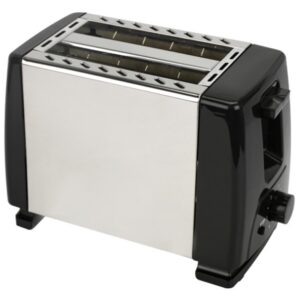 Automatic Toaster, Toaster With 2X Wide Slits For Up To 4X, 6X Silk Steps With Hot Roll For Croissants, Bagels, Euro