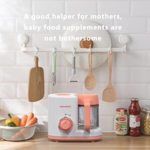 LEEWONG Multi-Function Baby Food Processor Smart Infant Food Maker Baby Fruit Vegetable Grinding Blenders