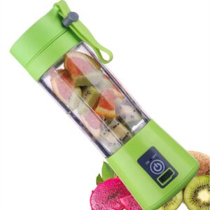 400ml 6 Blades Mini Portable USB Rechargeable Electric Fruit Juicer Smoothie Maker Blender Machine Food Juicing Cup Bottle