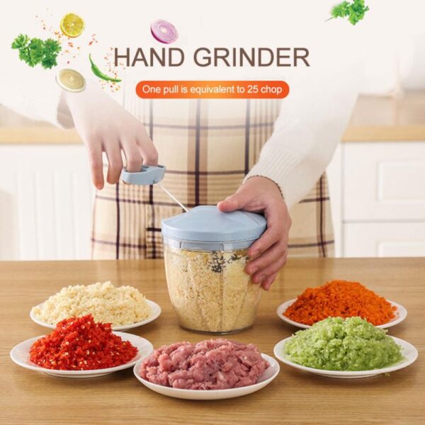 Manual Food Chopper For Vegetable Fruits Nuts Onions Chopper Hand Pull Mincer Blender Mixer Food Processor Vegetable Shredder