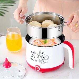 Small Electric Mini Rice Cooker Cooking Machine Single Double Layer 220V Hot Pot Multi Electric Rice Cooker EU UK US Plug